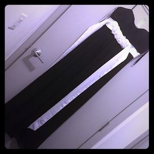 Black and White Formal Dress
